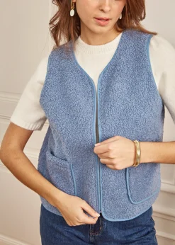 Motus Boutique Vestes & Manteaux^Veste Gabi Bleu-GiletGabi