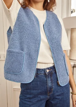 Motus Boutique Vestes & Manteaux^Veste Gabi Bleu-GiletGabi