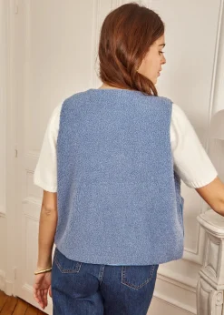 Motus Boutique Vestes & Manteaux^Veste Gabi Bleu-GiletGabi