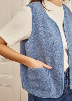 Motus Boutique Vestes & Manteaux^Veste Gabi Bleu-GiletGabi