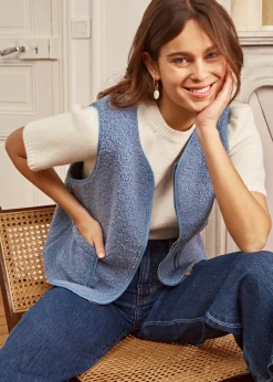 Motus Boutique Vestes & Manteaux^Veste Gabi Bleu-GiletGabi