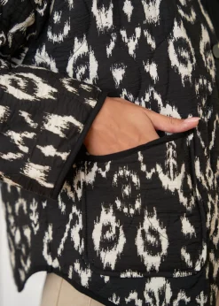 Motus Boutique Vestes & Manteaux^Veste Gaelle MotifsNoirsÉcru-VesteGaelle