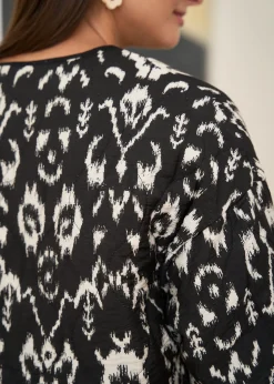 Motus Boutique Vestes & Manteaux^Veste Gaelle MotifsNoirsÉcru-VesteGaelle