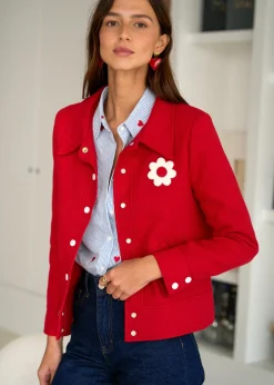 Motus Boutique Vestes & Manteaux^Veste Isolde Rouge-VesteIsolde