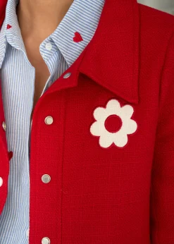 Motus Boutique Vestes & Manteaux^Veste Isolde Rouge-VesteIsolde