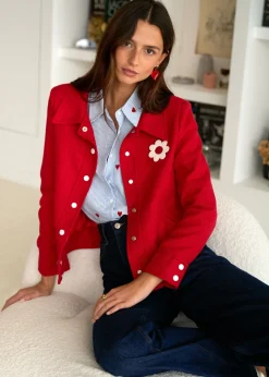 Motus Boutique Vestes & Manteaux^Veste Isolde Rouge-VesteIsolde