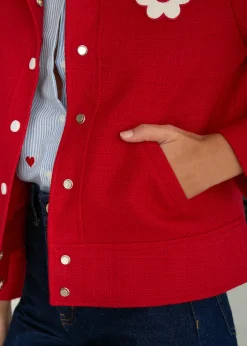 Motus Boutique Vestes & Manteaux^Veste Isolde Rouge-VesteIsolde