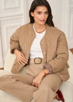 Motus Boutique Vestes & Manteaux^Veste Lia Taupe-VesteLia