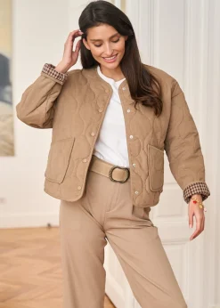 Motus Boutique Vestes & Manteaux^Veste Lia Taupe-VesteLia