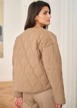 Motus Boutique Vestes & Manteaux^Veste Lia Taupe-VesteLia