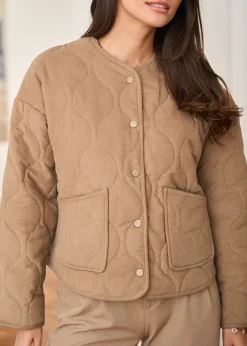 Motus Boutique Vestes & Manteaux^Veste Lia Taupe-VesteLia