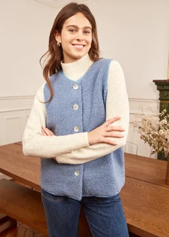 Motus Boutique Vestes & Manteaux^Veste Louis Bleu-GiletLouis