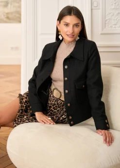 Motus Boutique Vestes & Manteaux^Veste Louisa Noir-VesteLouisa