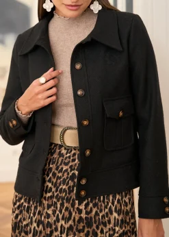 Motus Boutique Vestes & Manteaux^Veste Louisa Noir-VesteLouisa