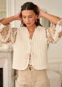 Motus Boutique Vestes & Manteaux^Veste Mila Ivoire-GiletMila