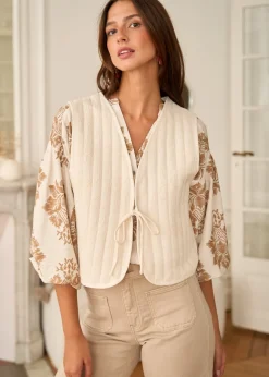 Motus Boutique Vestes & Manteaux^Veste Mila Ivoire-GiletMila