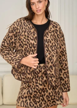 Motus Boutique Vestes & Manteaux^Veste Noa Léopard-VesteNoa