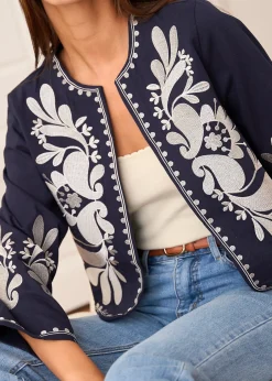 Motus Boutique Vestes & Manteaux^Veste Oriane MarineEcru-VesteOriane