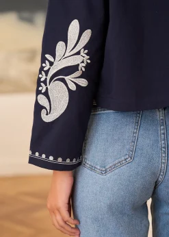 Motus Boutique Vestes & Manteaux^Veste Oriane MarineEcru-VesteOriane