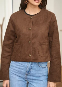 Motus Boutique Vestes & Manteaux^Veste Séréna Choco-VesteSéréna