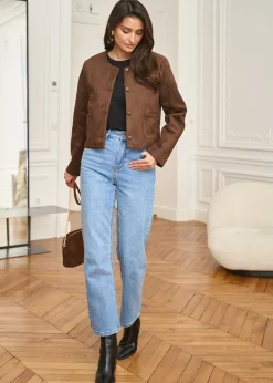 Motus Boutique Vestes & Manteaux^Veste Séréna Choco-VesteSéréna