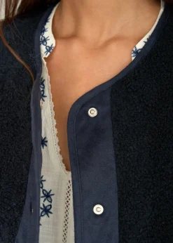 Motus Boutique Vestes & Manteaux^Veste Swan Bleu-VesteSwan