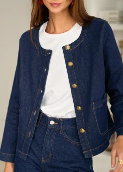 Motus Boutique Vestes & Manteaux^Veste Victoire DenimBrut-VesteVictoire