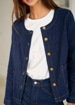 Motus Boutique Vestes & Manteaux^Veste Victoire DenimBrut-VesteVictoire